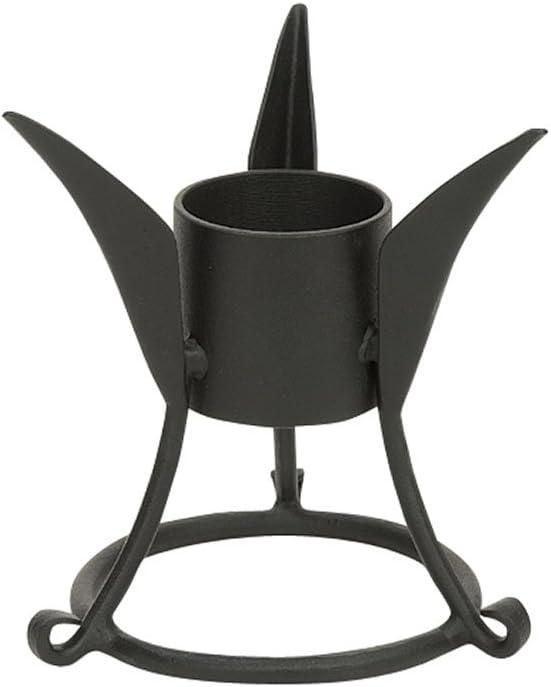 Small Black Iron Trestle Gazing Globe Stand