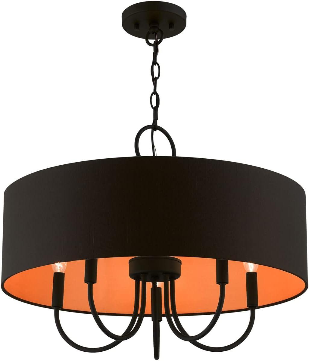 Livex Lighting Bradhurst 5 - Light Pendant in  Black