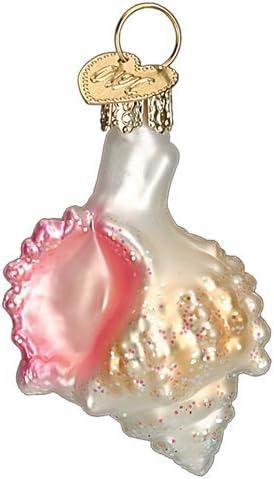 Old World Christmas Assorted Sea Shell Set Glass Blown Ornament