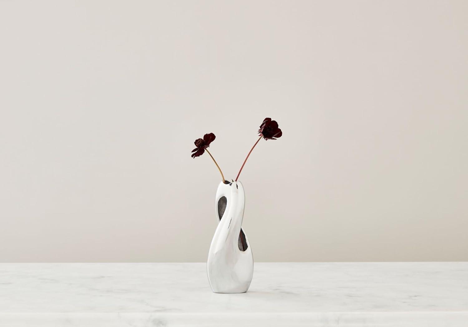 Nambe Twist Bud Vase