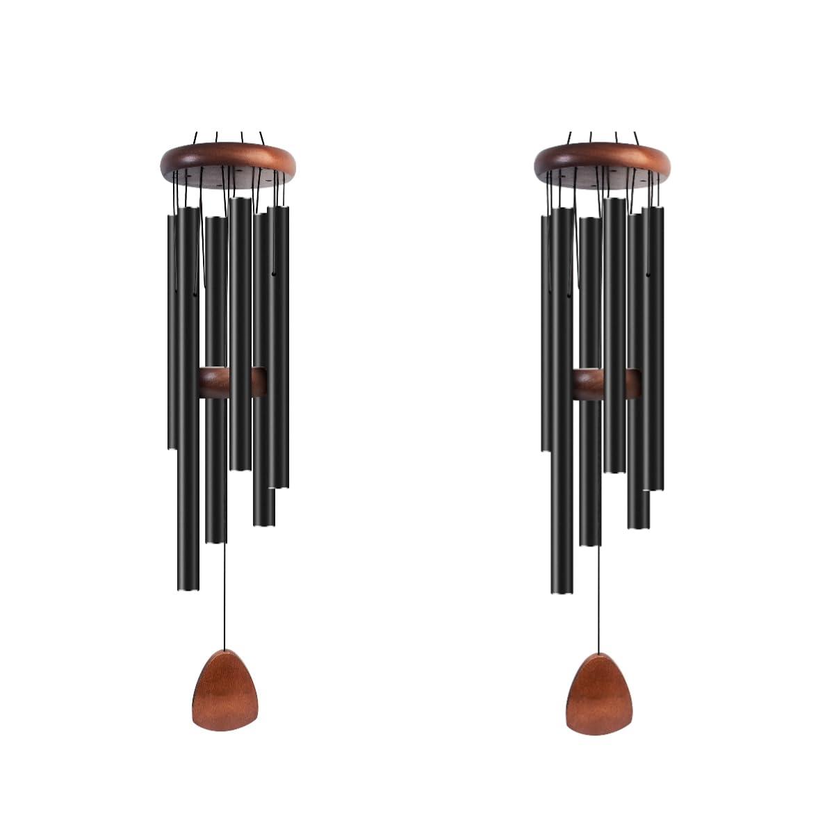 Large Aluminium Wind Chimes 37 Inches to Create a Zen Atmosphere Suitable for Outdoor, Garden, Patio Decoration. Classic Wind Chimes with Wind