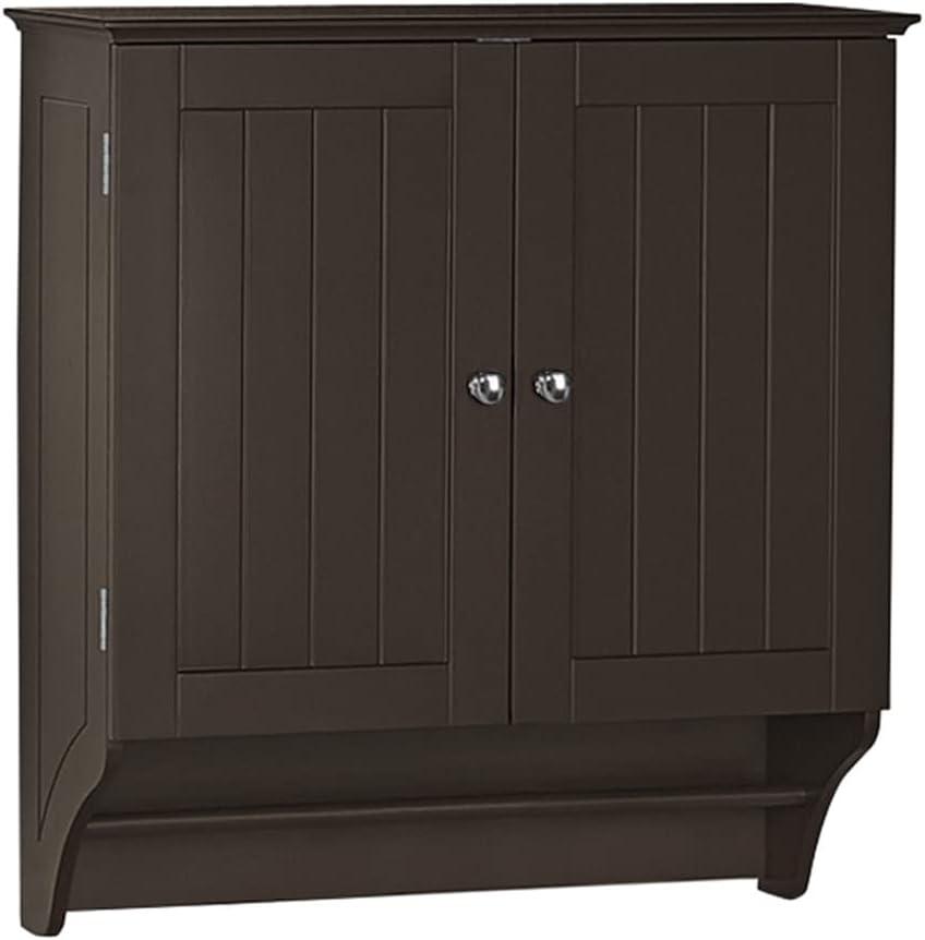 RiverRidge Ashland Two-Door Bathroom and Laundry Wall Mount Storage Medicine Cabinet with Towel Bar