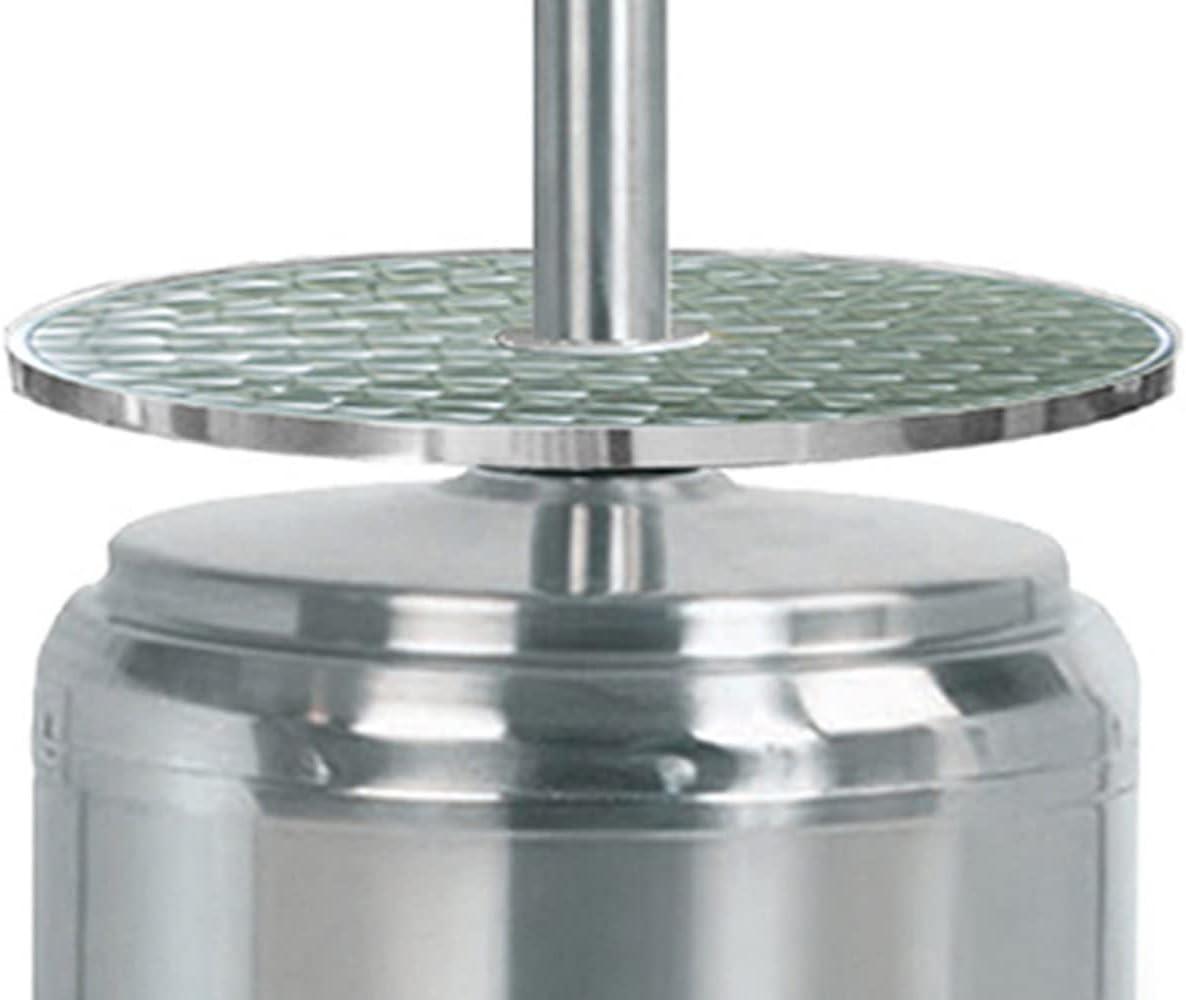 Stainless Steel Outdoor Propane Patio Heater with Wheels