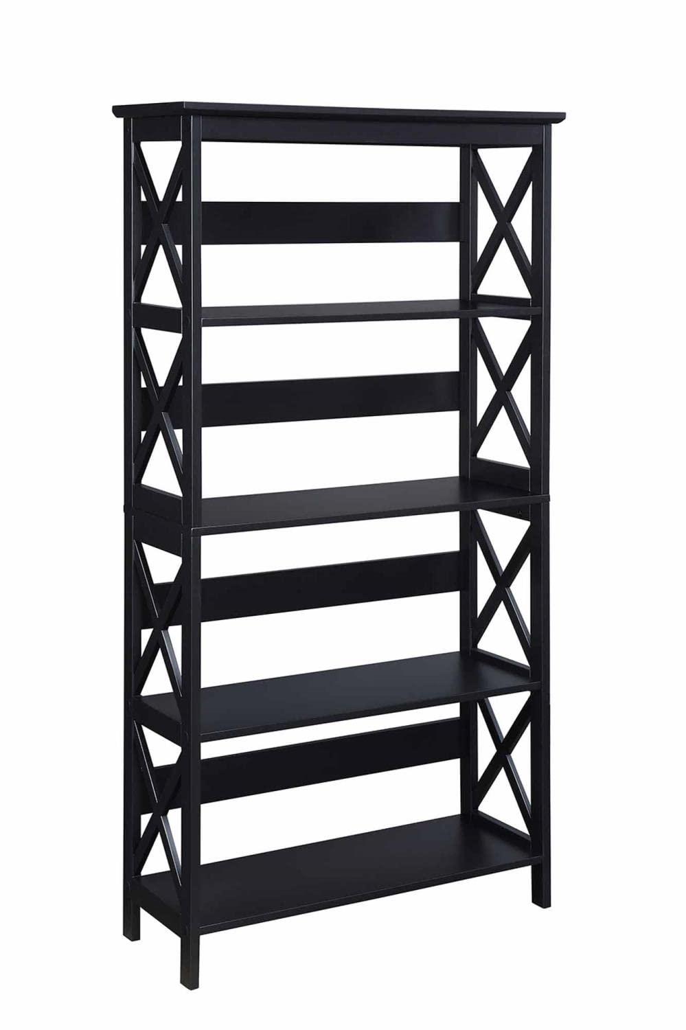 Convenience Concepts Oxford 5 Tier Bookcase, Multiple Finishes