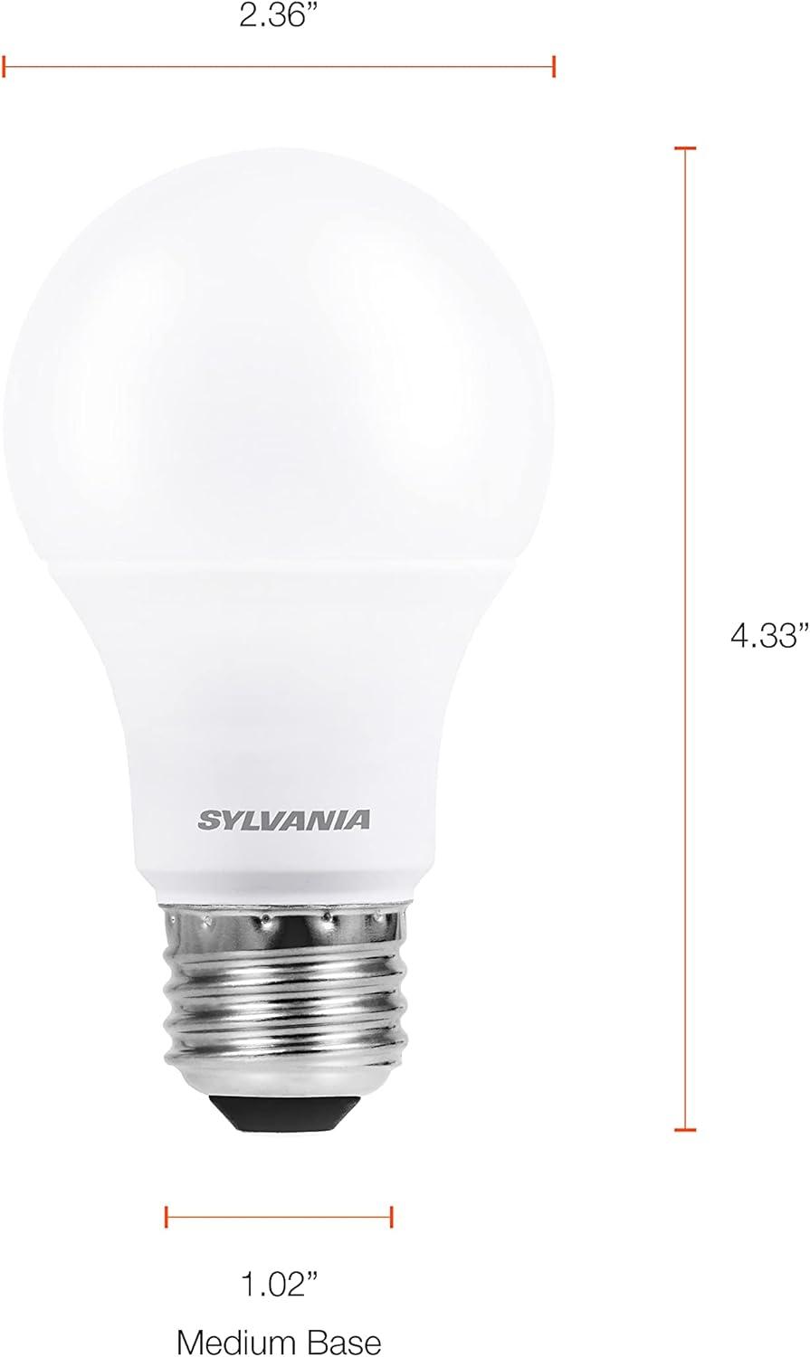 Sylvania LED Light Bulbs, 9W (60W Equivalent), Bright White 3500K, 4-count