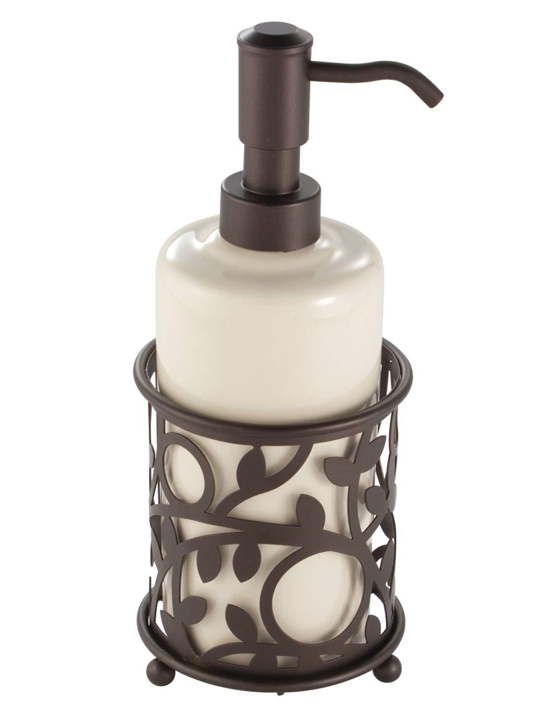 iDesign Vine Ceramic / Porcelain Soap Dispenser