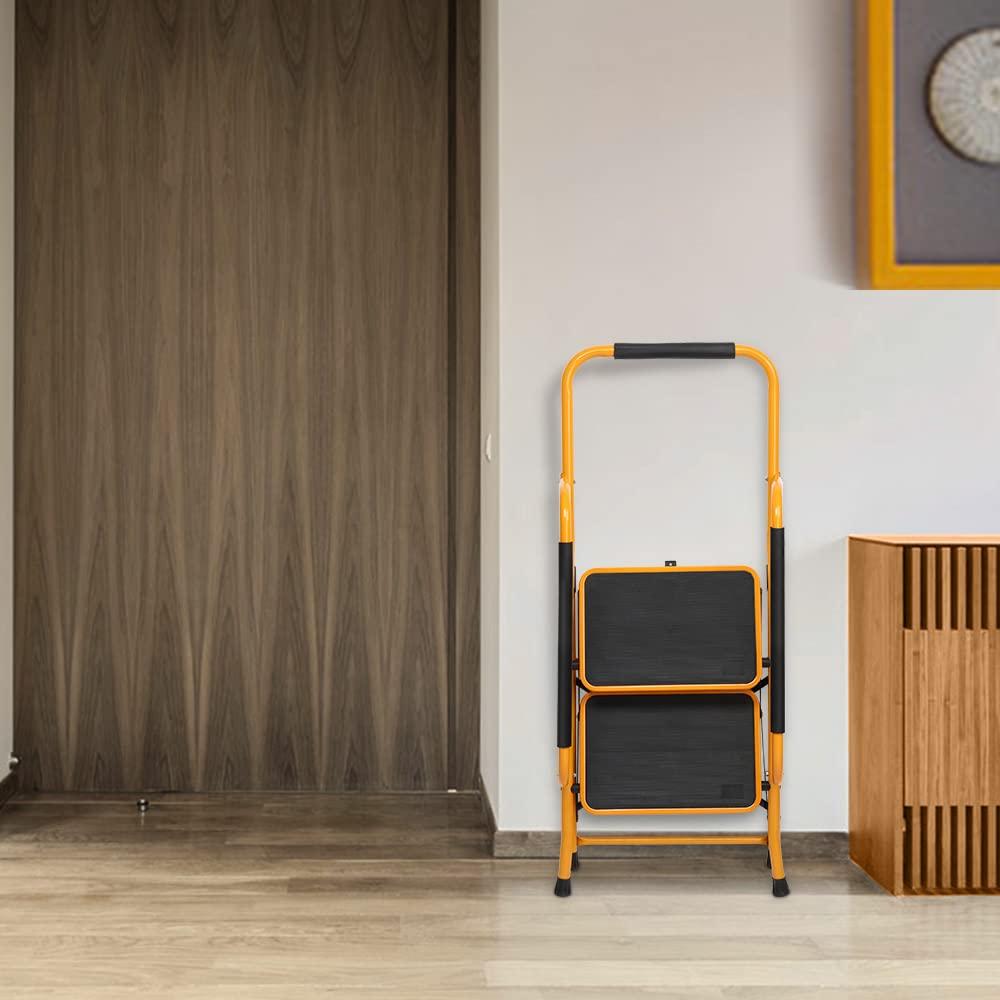 Ktaxon 3 Step Ladder, Portable Lightweight Step Stool, for Household, Office, Garage, Iron