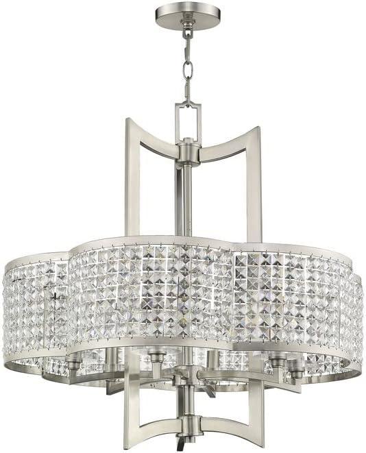 Livex Lighting Grammercy 6 - Light Chandelier in  Winter Gold