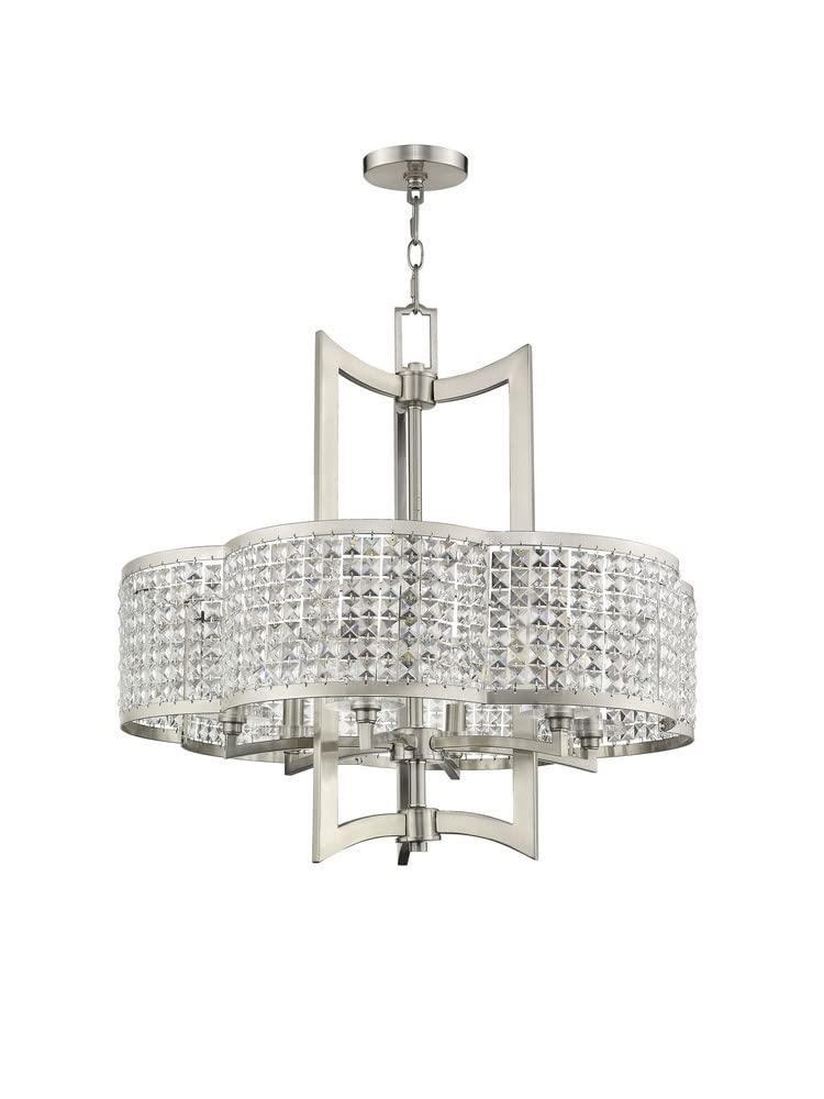 Livex Lighting Grammercy 6 - Light Chandelier in  Winter Gold