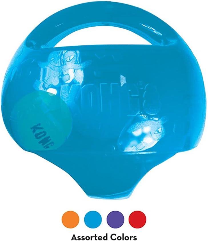 KONG® Jumbler Ball Dog Toy - Interactive 2-in-1 Ball with Squeaker (Color Varies)