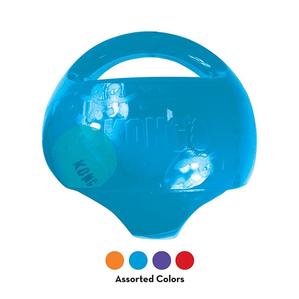 KONG® Jumbler Ball Dog Toy - Interactive 2-in-1 Ball with Squeaker (Color Varies)