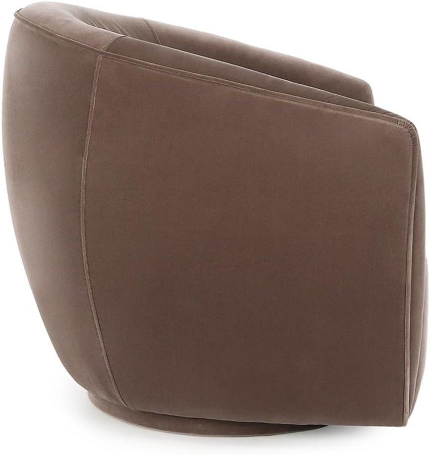 Layla Upholstered Swivel Barrel Chair