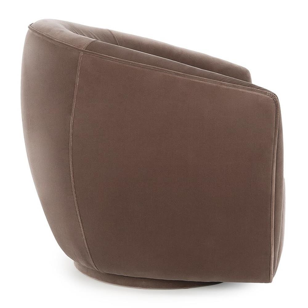 Layla Upholstered Swivel Barrel Chair