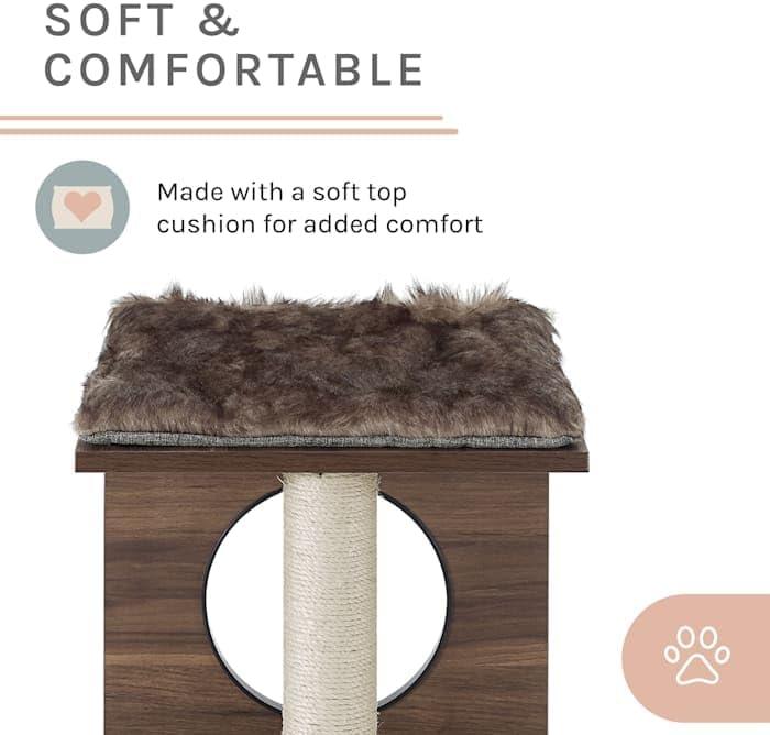 Sam's Pets Sheree Cat Tree 50" modern and easy clean