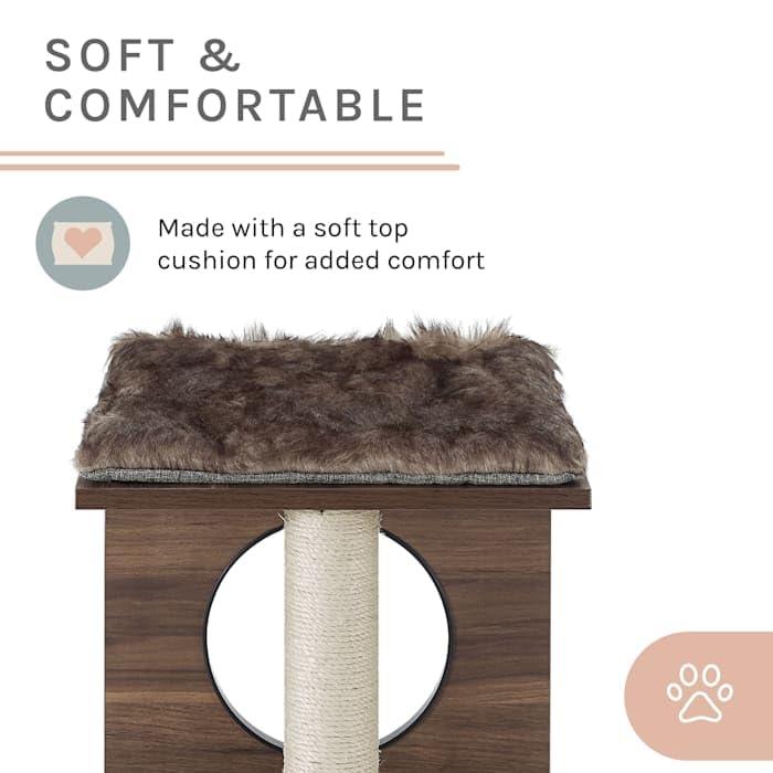 Sam's Pets Sheree Cat Tree 50" modern and easy clean