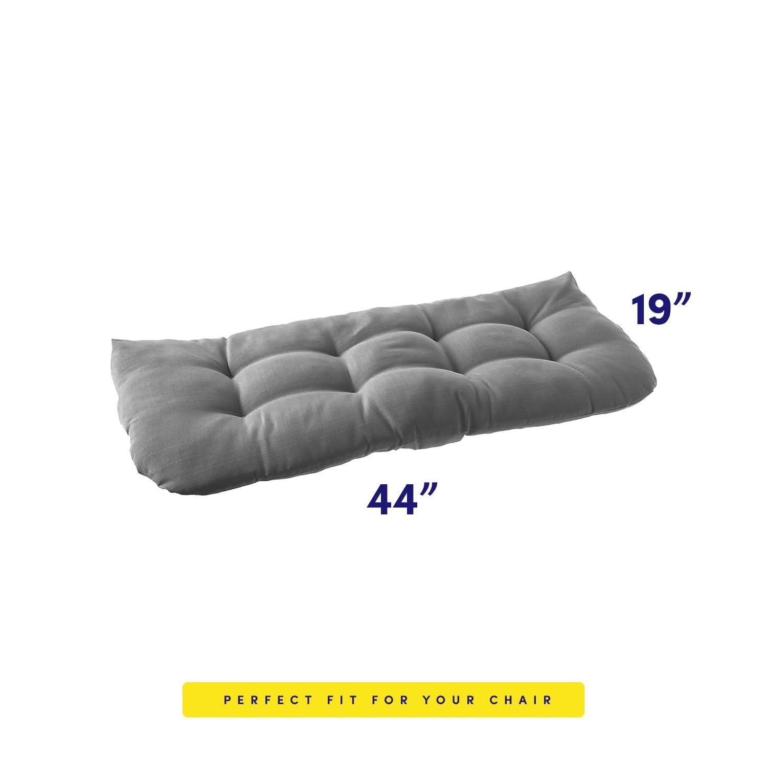 Sweet Home Collection Assorted Silver Loveseat Outdoor Seating Cushion