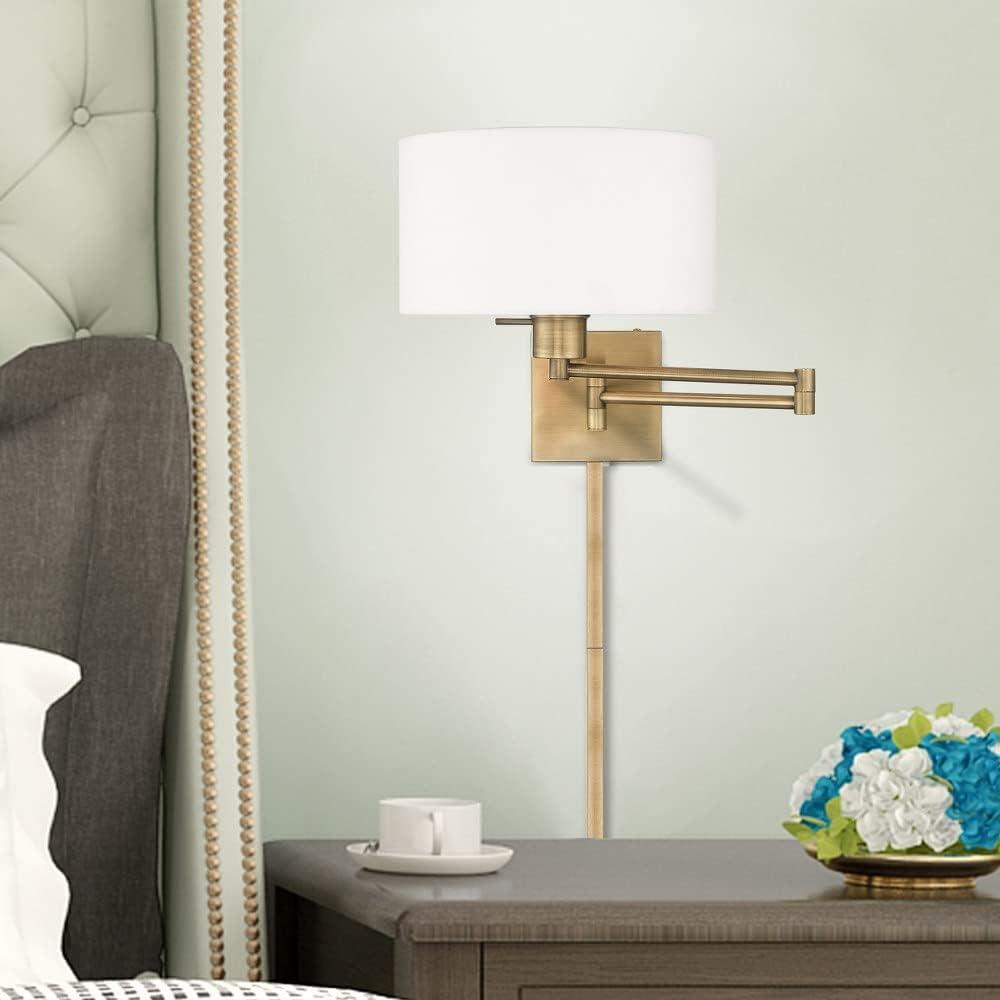 Livex Lighting 1 - Light Wall Light in  Brushed Nickel