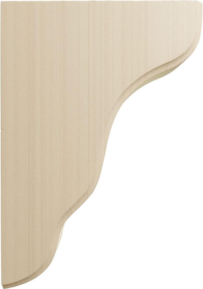 Plymouth Natural Rubberwood Decorative Corbel Bracket