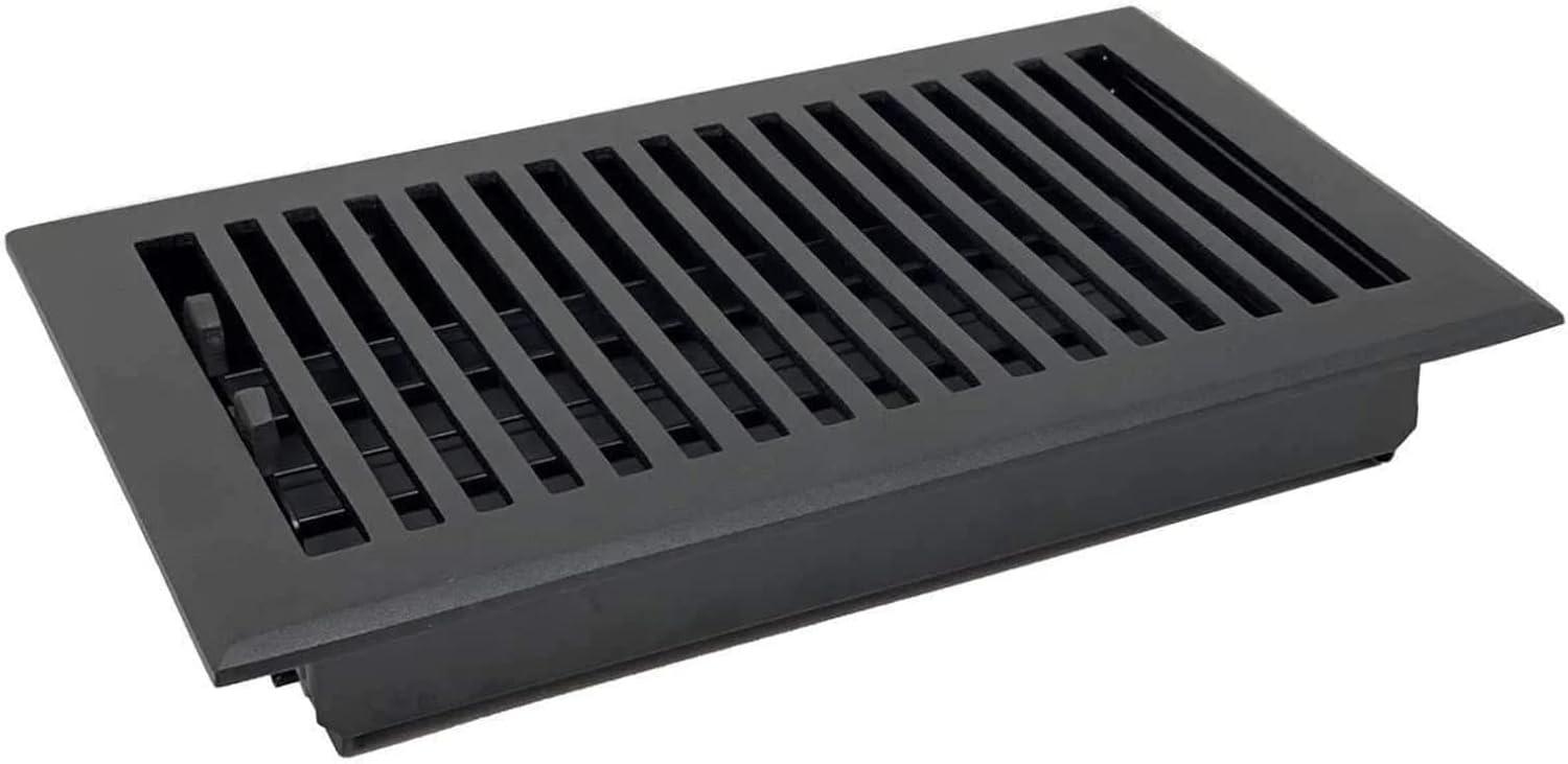 Cast Aluminum Contemporary Vent Covers - Black