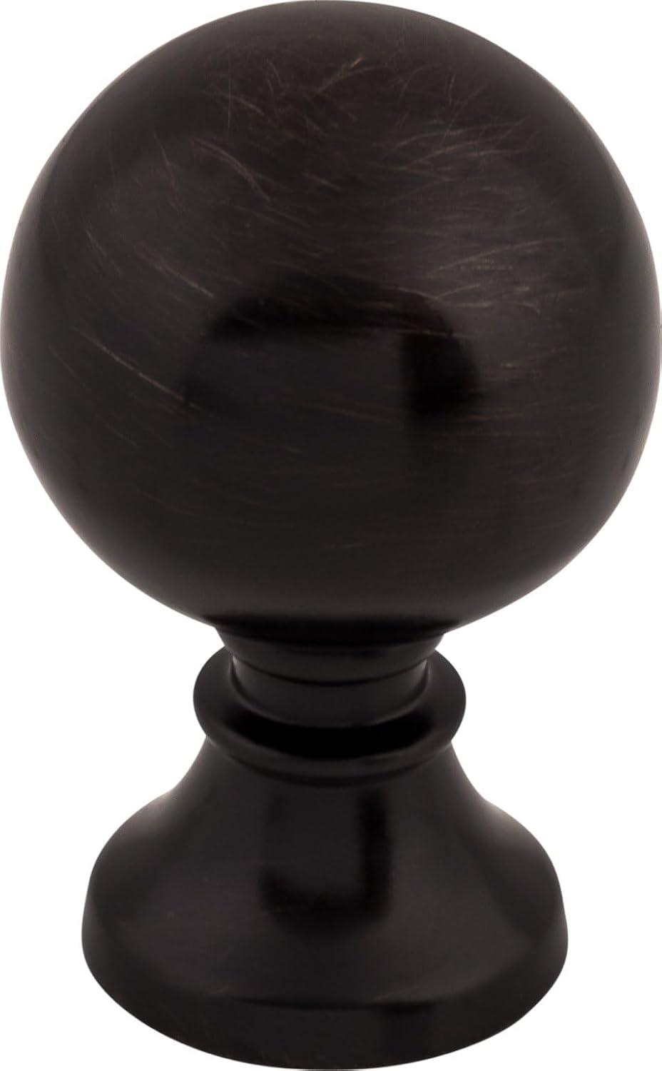 Honey Bronze Round Traditional Cabinet Knob with Mounting Hardware