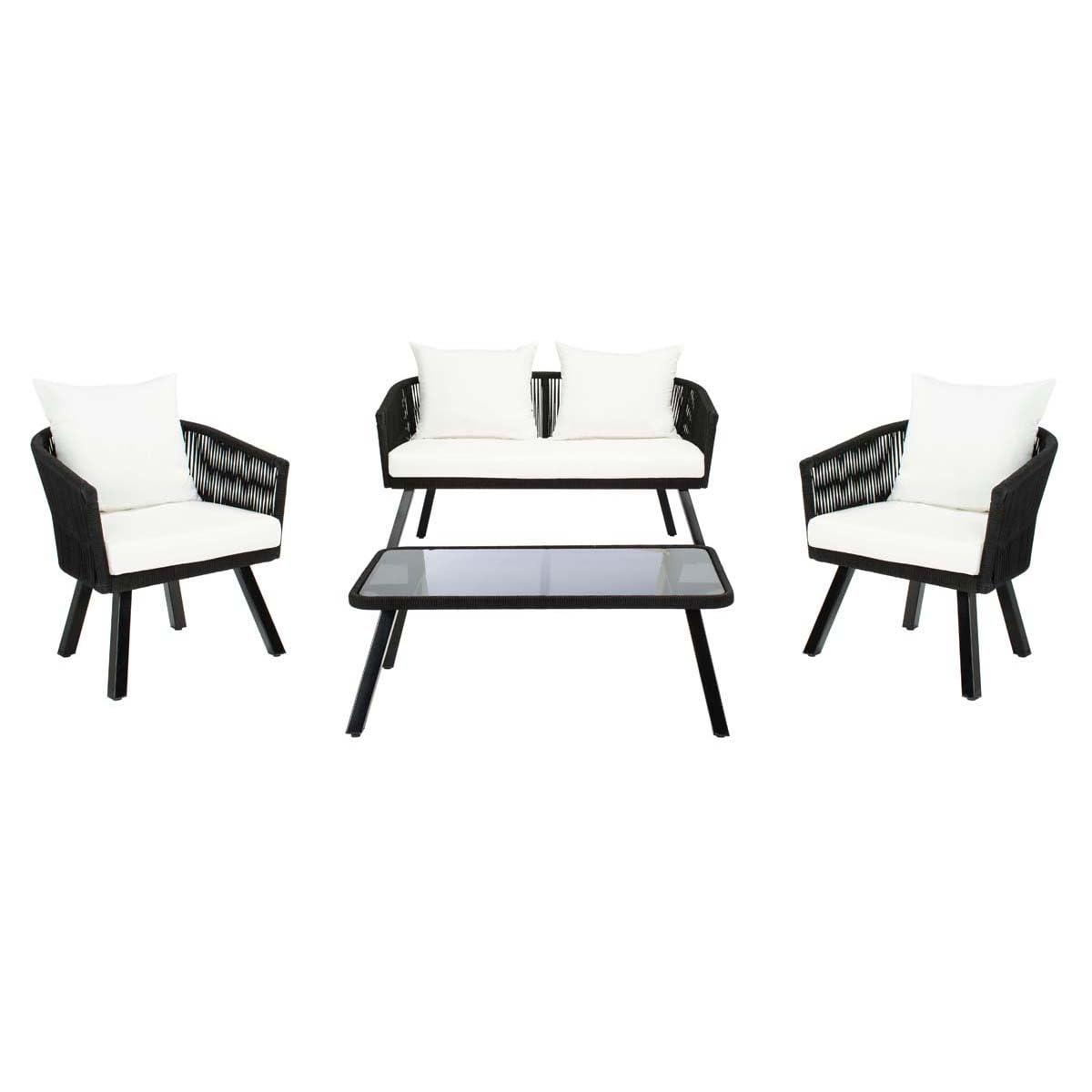 Highland Dunes Oropeza 4 - Person Patio Conversation Sets with Cushions