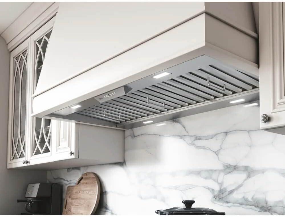 Zephyr Monsoon II 46" Stainless Steel Insert Range Hood with LED Light