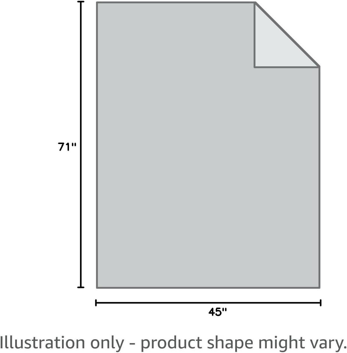 SAOL Aran Knit Throe Blanket Made of Soft Wool Blend Cozy Cover for Sofa or Bed 71"x45" (Grey)