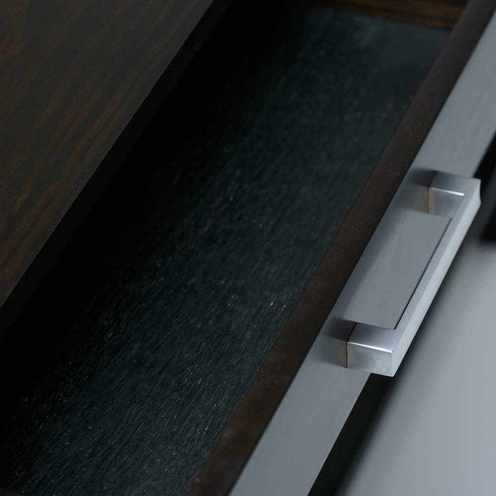 Simpli Home Kitchener 47"W Solid Wood Contemporary Storage Console Table with 2 Drawers and Bottom Storage Shelf