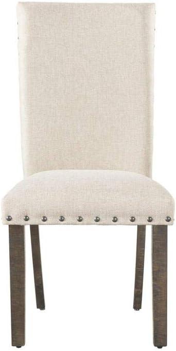 Dex 6pc Extendable Dining Table Set: Smokey Finish, Turnbuckle Detail - Picket House Furnishings