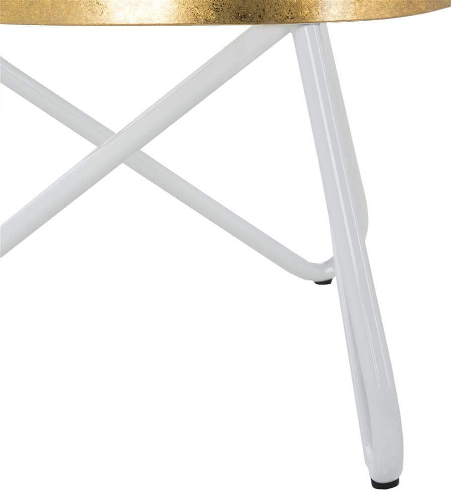 Galexia Bar Stool - BST3200 - Gold/White - Safavieh