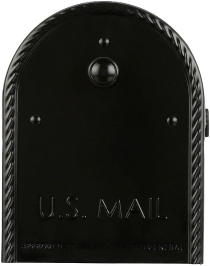 Architectural Mailboxes Edwards Post Mount Mailbox Black