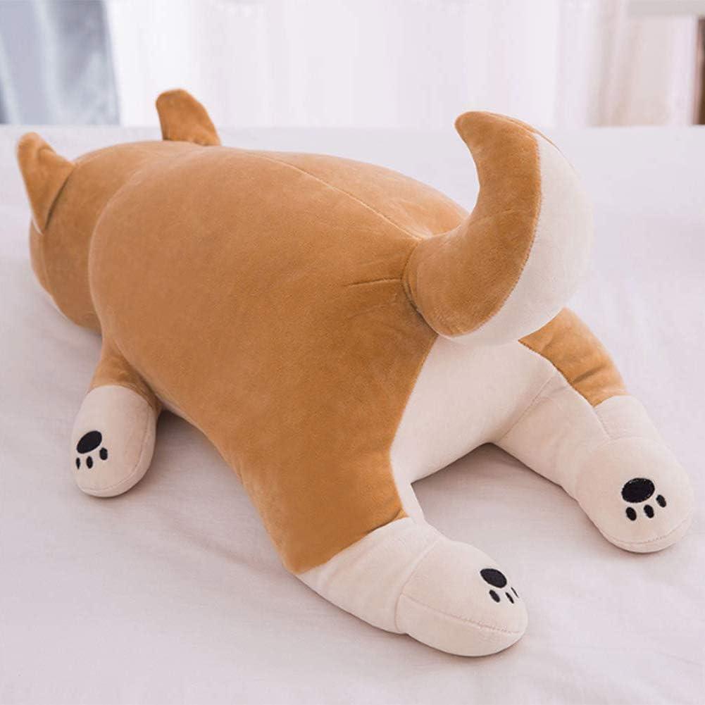 Stuffed Plush Shiba Inu Animal Toy 20 Inch Dog Corgi Akita Animal Stuffed Plushies Super Soft Cute Cuddly Pillow Cushion Stuff Dolls Gifts for Children Kids Boys Girls Room Decoration, 20Inches
