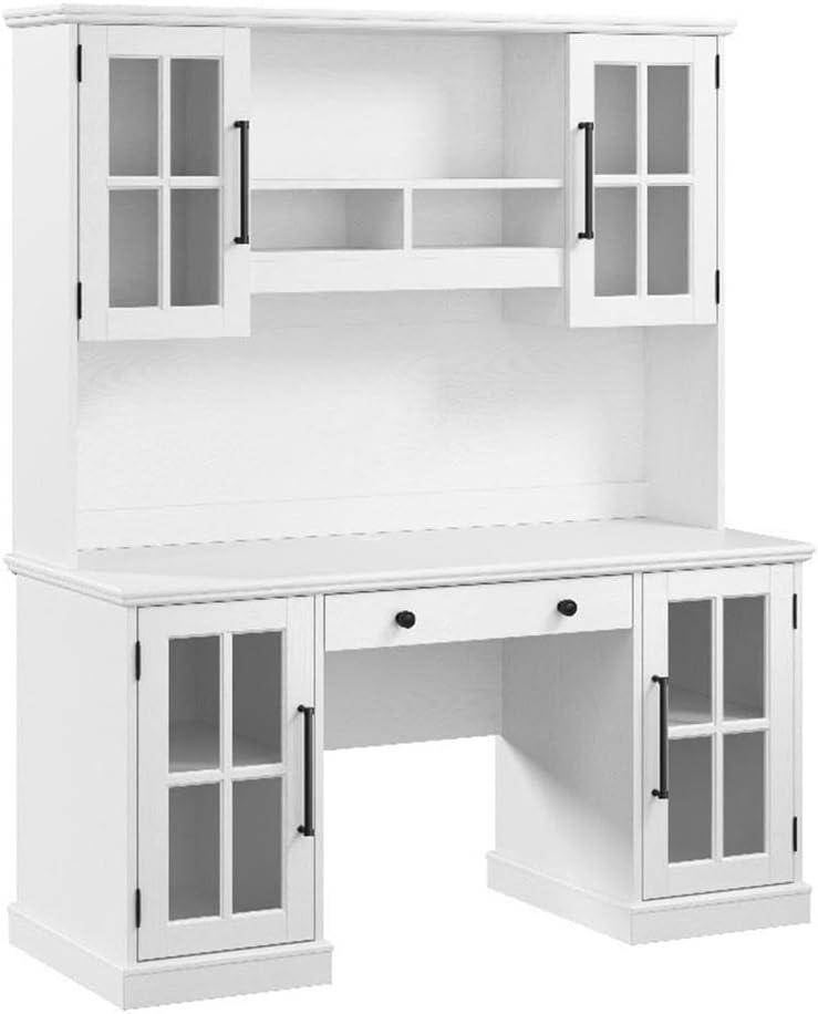 Bush Westbrook 60W Computer Desk with Hutch and Storage - Engineered Wood