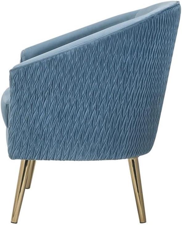 ACME Benny Accent Chair in Velvet and Gold