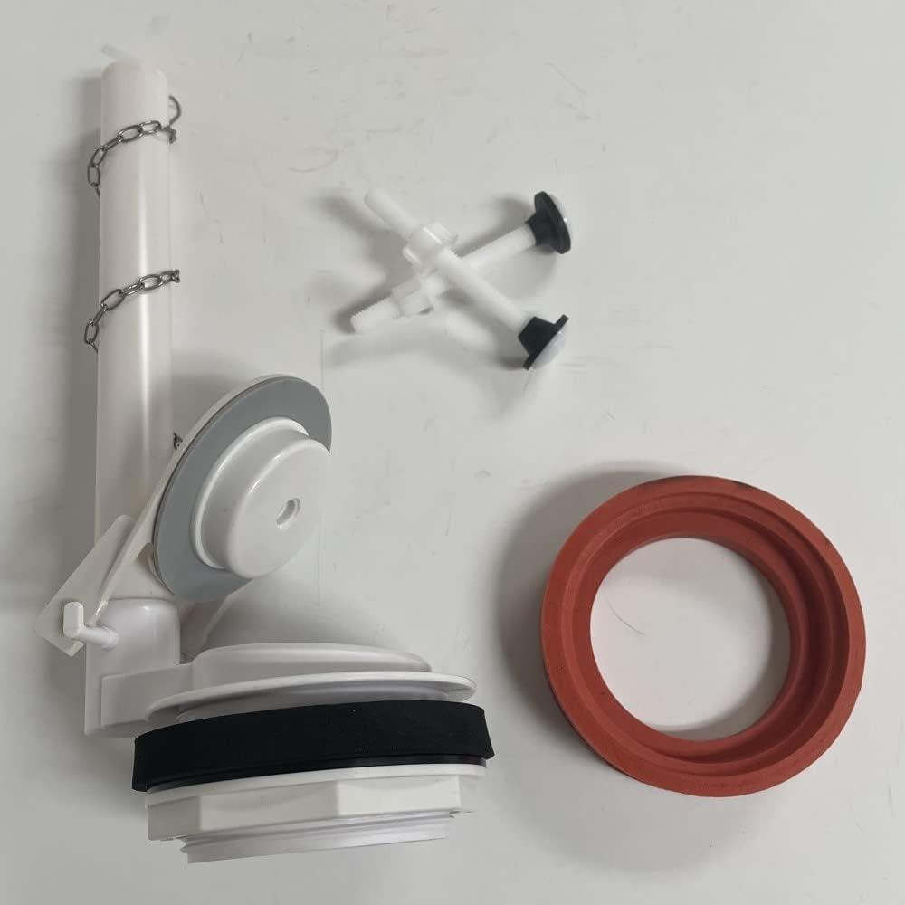 Universal Rubber Flush Valve Replacement Kit with Nylon Bolts