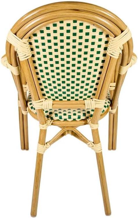 Chivari French With Arms Patio Dining Chair by Chivari (Set of 2)