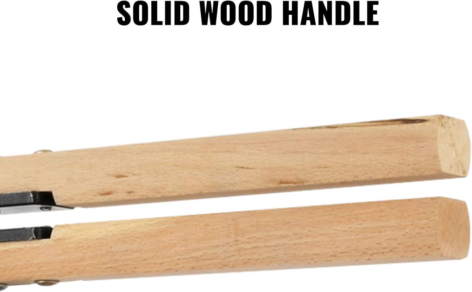 VEVOR Commercial Bubble Waffle Maker, 1400W Egg Bubble Puff Iron w/ 180° Rotatable 2 Pans & Wooden Handles, Stainless Steel Baker w/Non-Stick Teflon Coating, 50-250℃/122-482℉ Adjustable