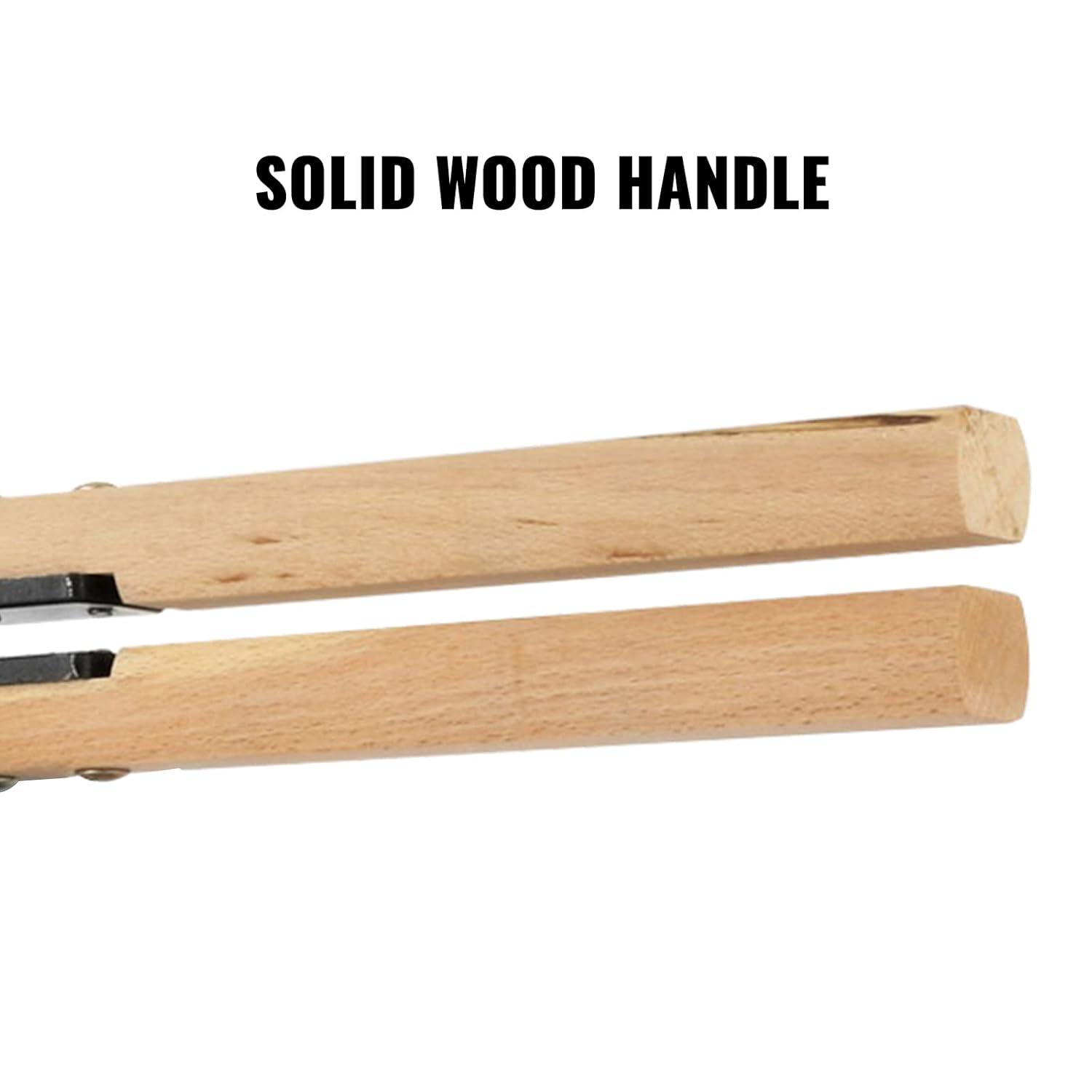 VEVOR Commercial Bubble Waffle Maker, 1400W Egg Bubble Puff Iron w/ 180° Rotatable 2 Pans & Wooden Handles, Stainless Steel Baker w/Non-Stick Teflon Coating, 50-250℃/122-482℉ Adjustable