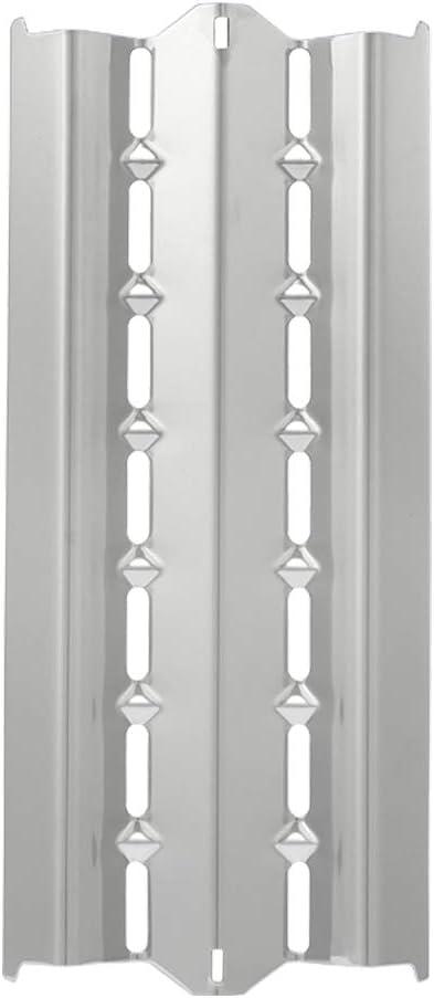 Broil King 18429 Flav-R-Wave Heat Plate Replacement Parts for Broil King Signet, Sovereign and Monarch Gas Grills, 13 3/4 inch x 5 7/8 inch, Stainless Steel, Set of 3, KS749