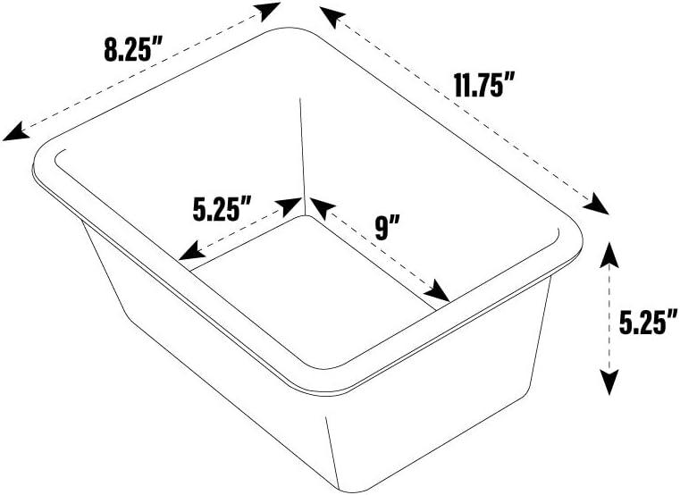 Humble Crew Standard Plastic Storage Bins, Set of 4, Primary Colors