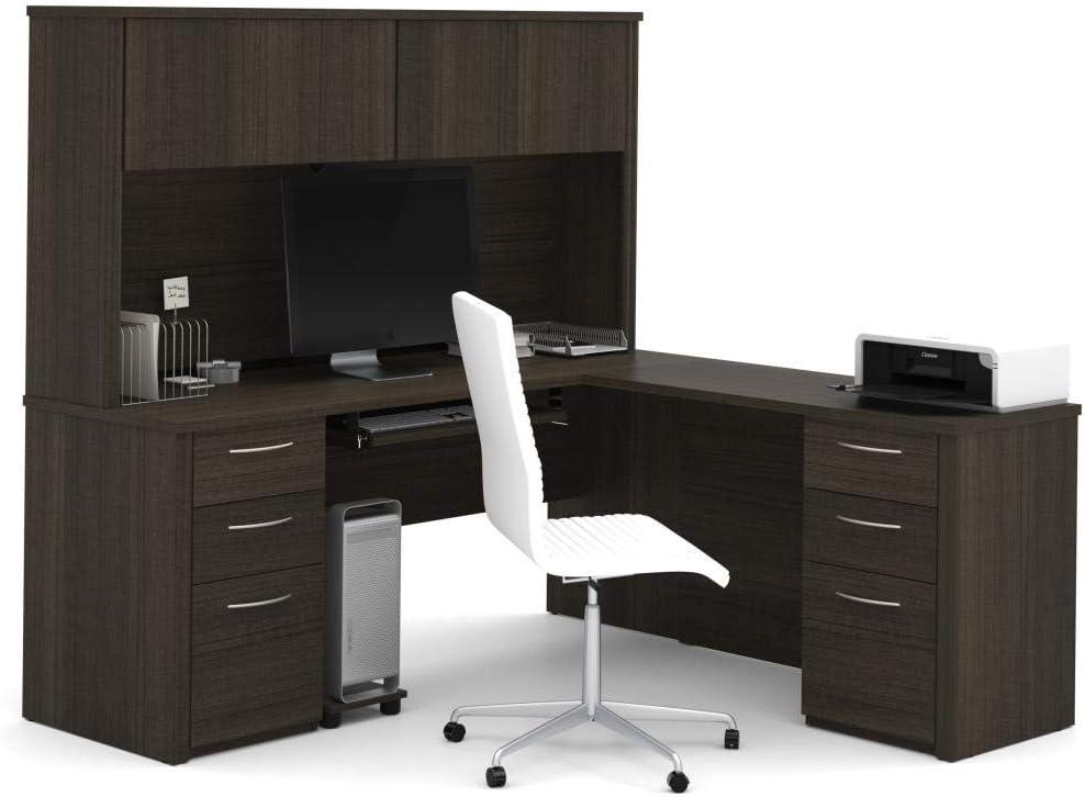 Inbox Zero Ornello L-Shaped Computer Desk