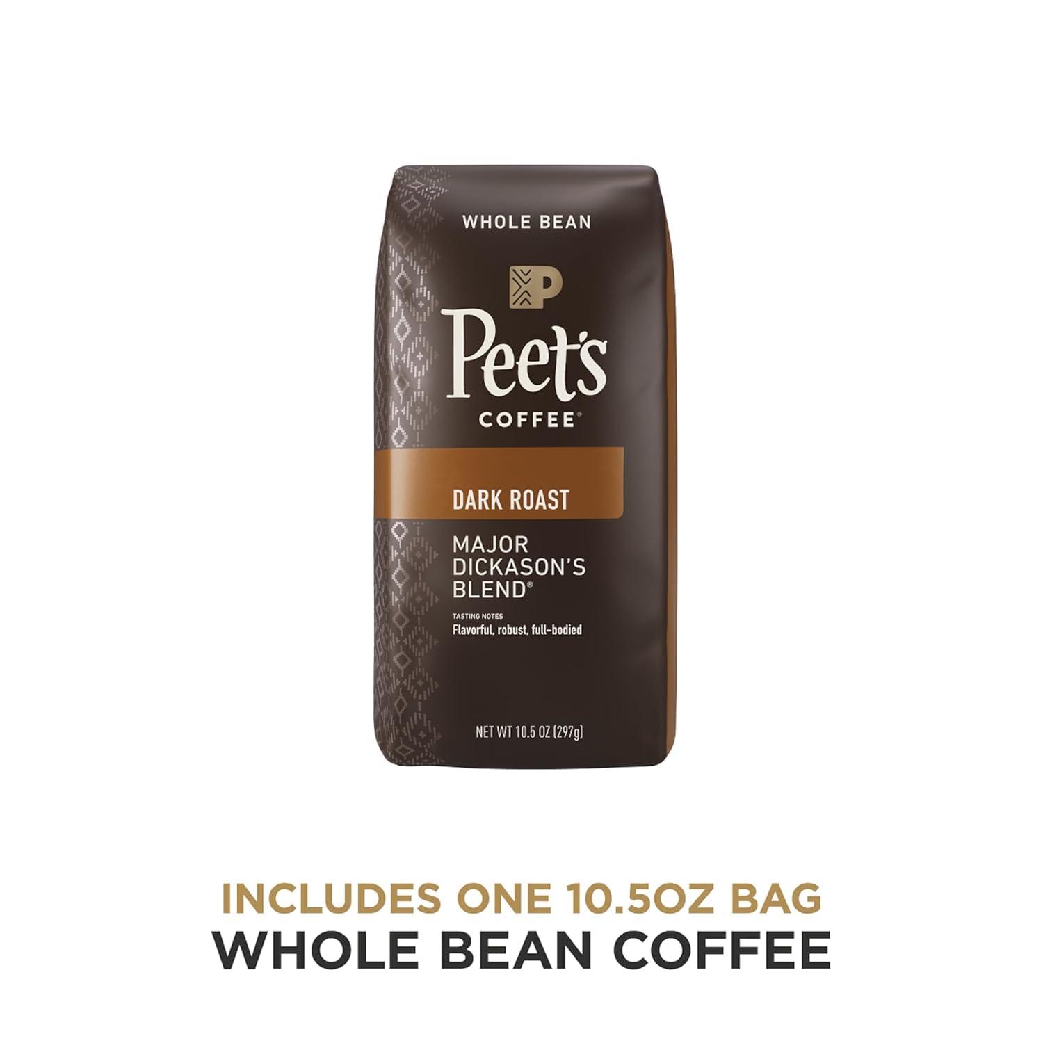 Peet's Major Dickason's Blend Dark Roast Whole Bean Coffee - 10.5oz
