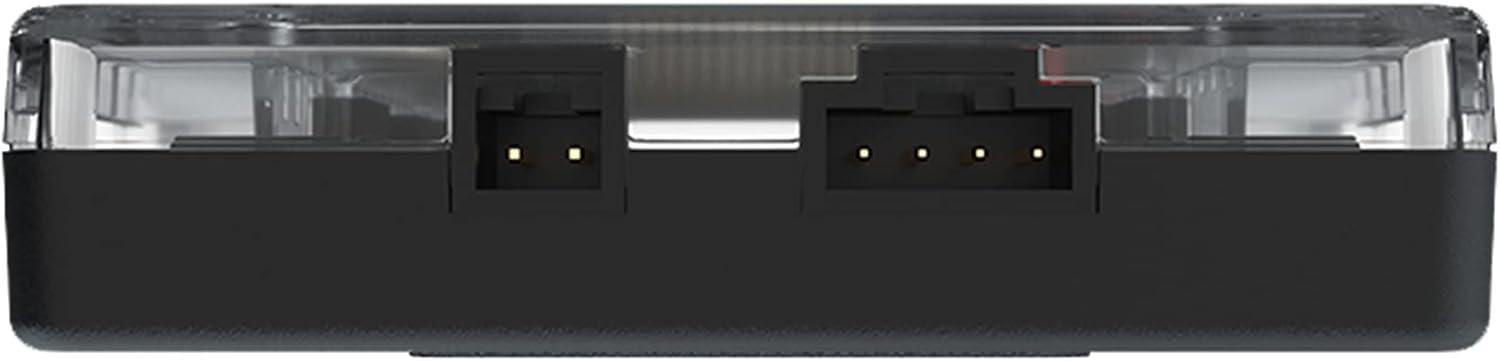 ARGB and PWM Fan HUB,6 Ports for Addressable RGB Lighting,1 to 6 Multi Way Magnetic backplane Splitter 5V/3PIN Case Fan Hub Adapter