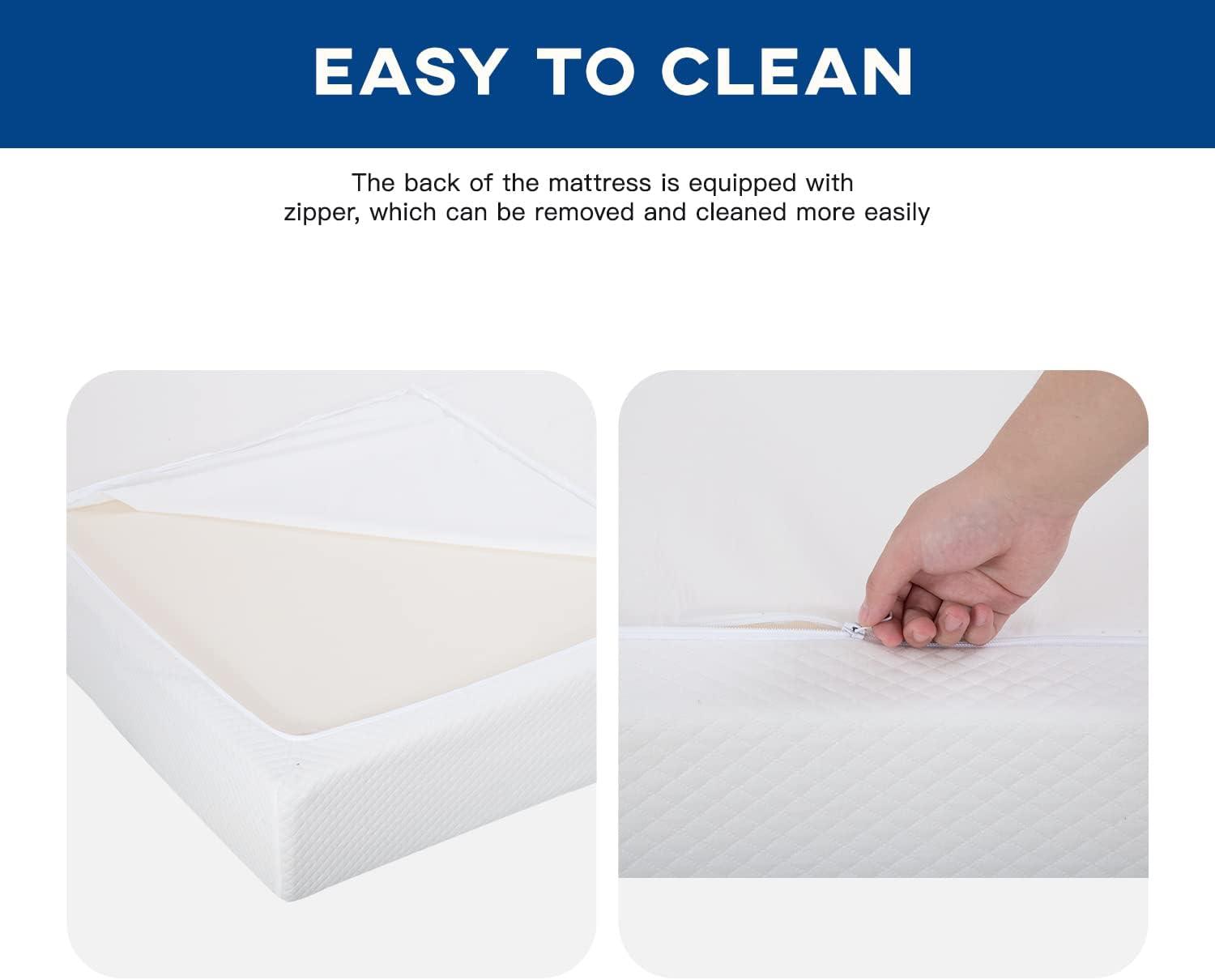 Twin 12-Inch Gel Memory Foam Mattress with Washable Cover