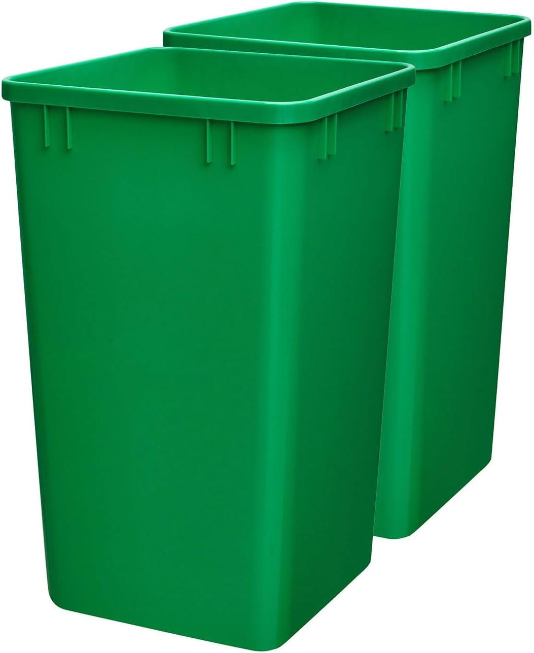 Rev-A-Shelf Polymer Replacement Trash Bin, 2 Pack