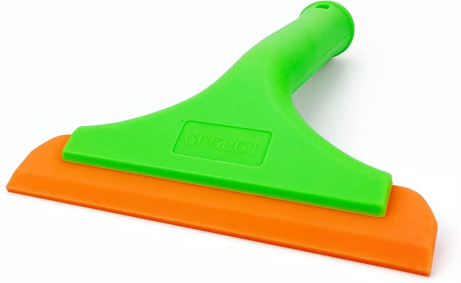 KeesonKimi Silicone Blade Small Squeegee, Shower Glass Squeegee, Window Tint Squeegee, for Window, Bathroom Mirrors, Shower Door and Car Windshield
