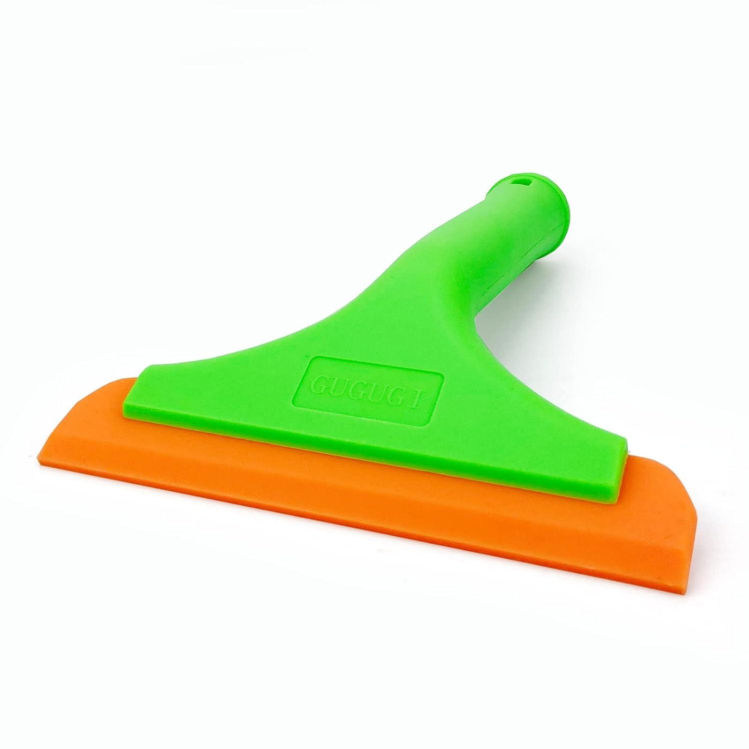 KeesonKimi Silicone Blade Small Squeegee, Shower Glass Squeegee, Window Tint Squeegee, for Window, Bathroom Mirrors, Shower Door and Car Windshield