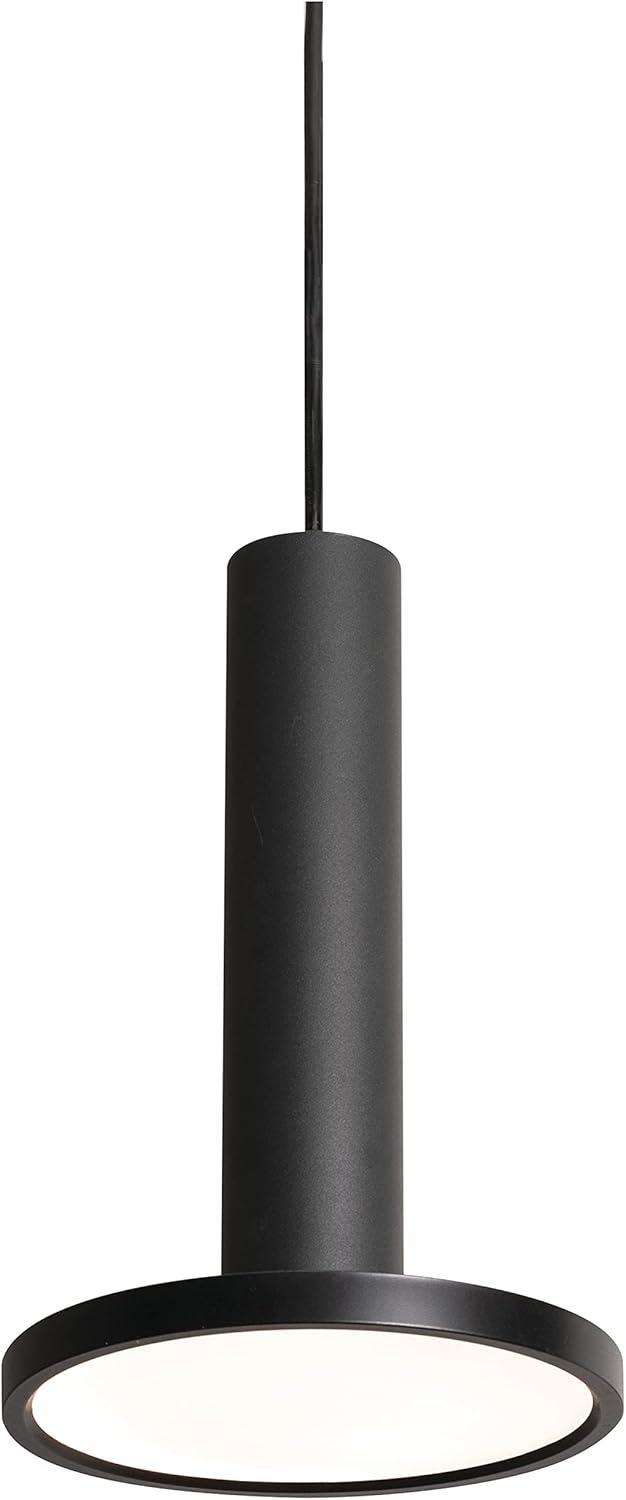 Afx Lnap08l30d1 Luna 8" Wide Led Mini Pendant - Black