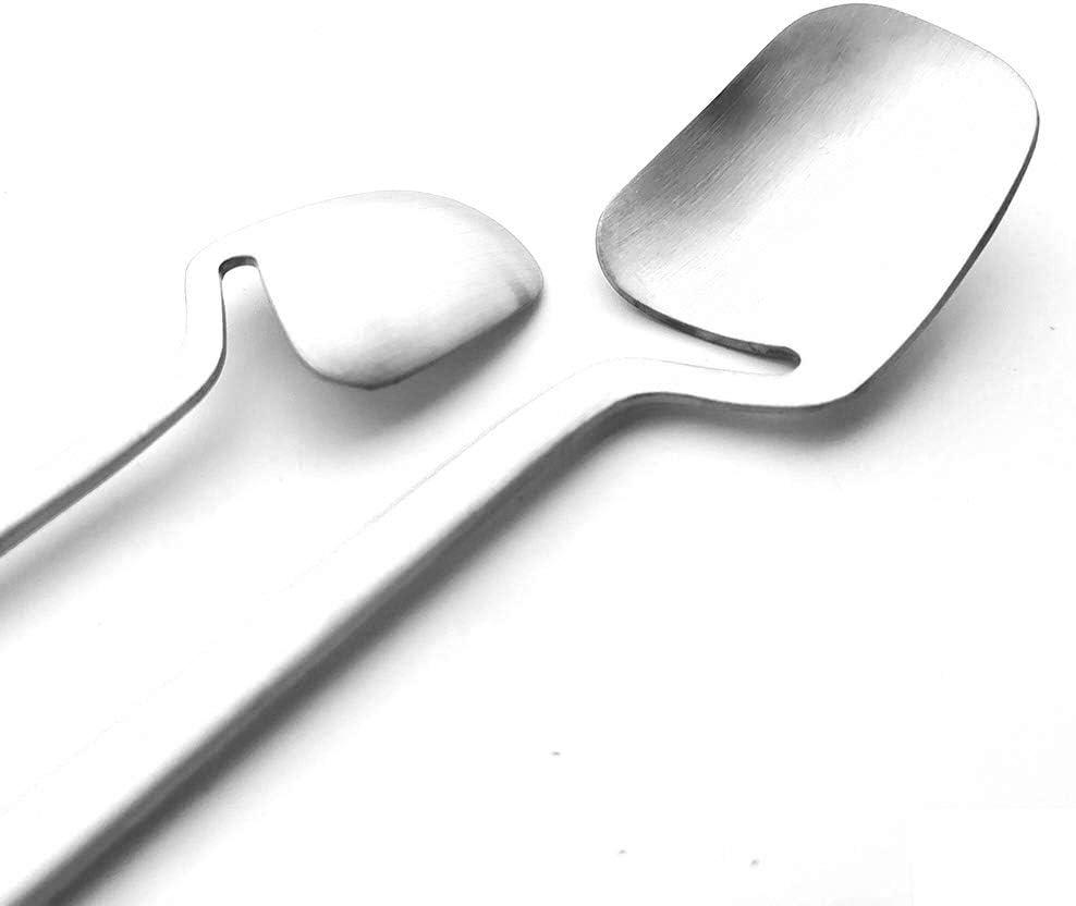 Flatware Set, 24-piece Silverware Cutlery Set with Serving Kitchen Utensil Set Service for 6, 304 Stainless Steel Utensils, Knife/Fork/Spoon, Matte Finish (A-Silver)