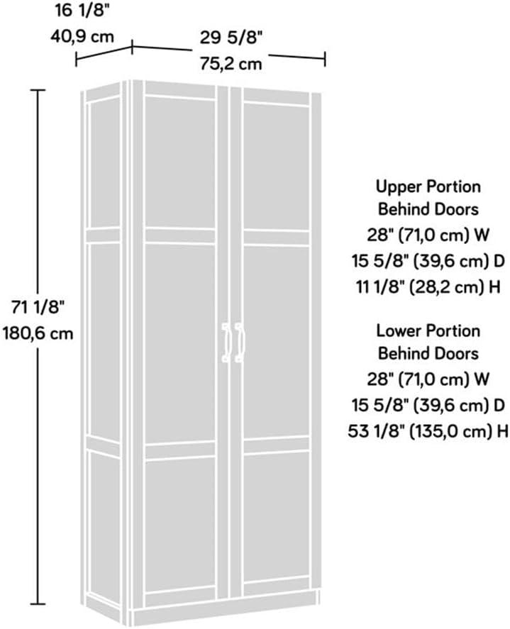 Sauder Storage Cabinet - 16 Deep 3A